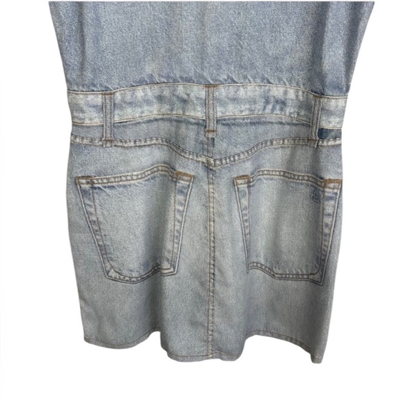 Rag and bone XS Miramar Tulip Dress Light
Wash Tencel Denim Look - Picture 10 of 14
